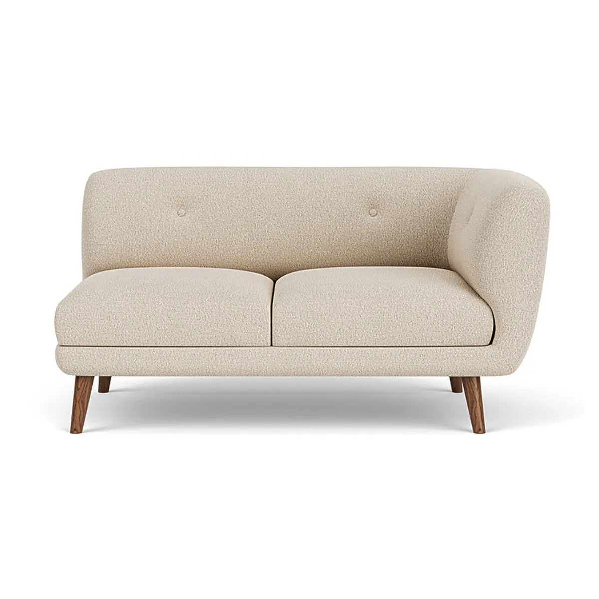 Alfred Boucle Right 2 Seater Modular Sofa