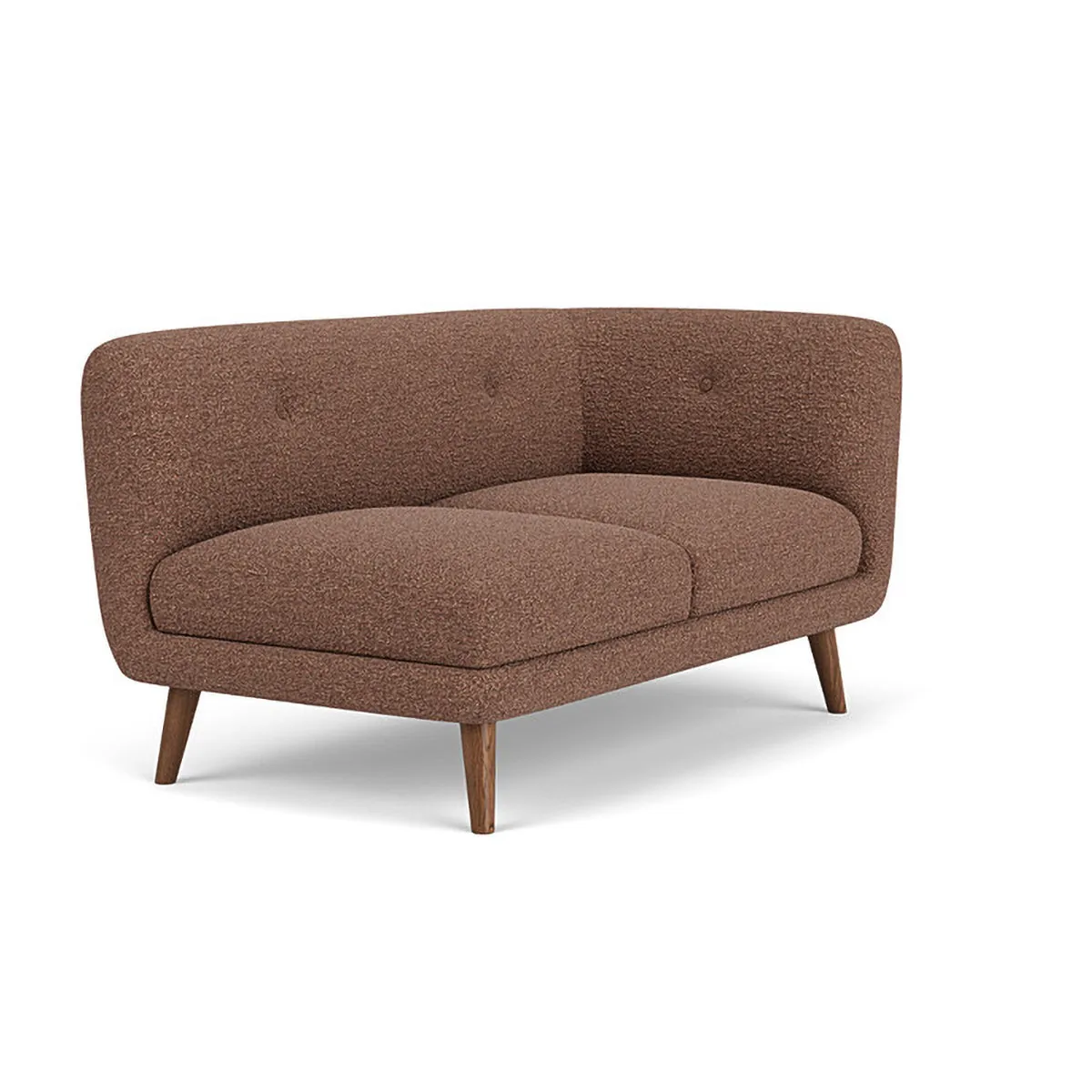 Alfred Boucle Right 2 Seater Modular Sofa