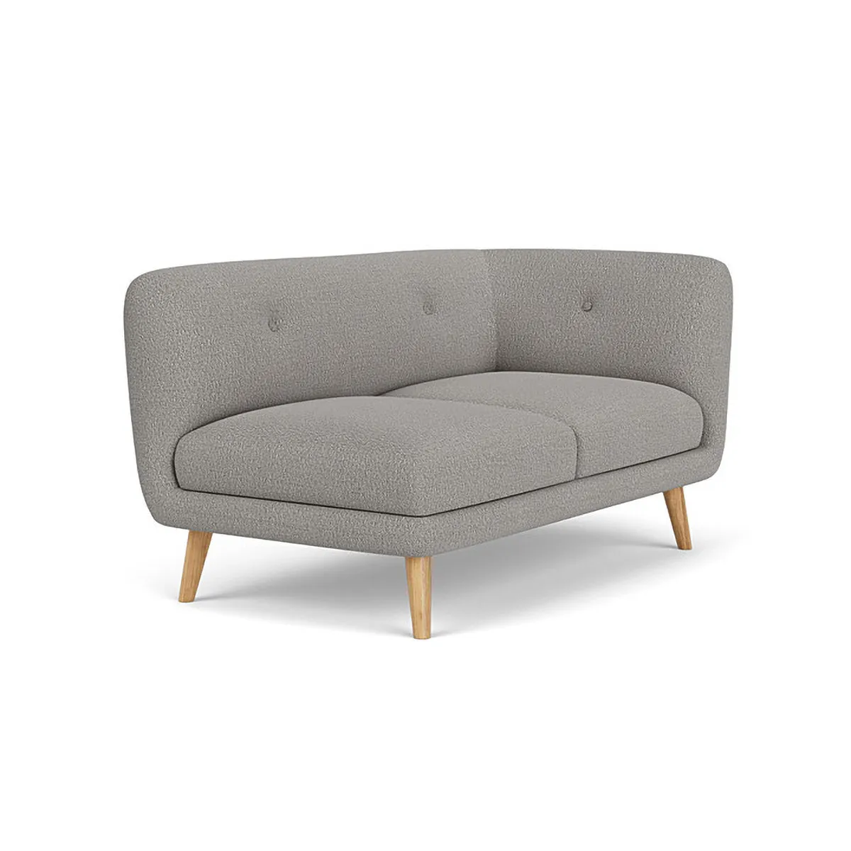 Alfred Boucle Right 2 Seater Modular Sofa