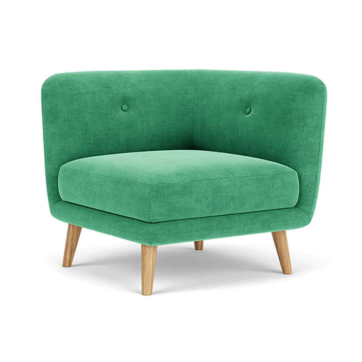 Alfred Fabric Left 1 Seater Modular Sofa