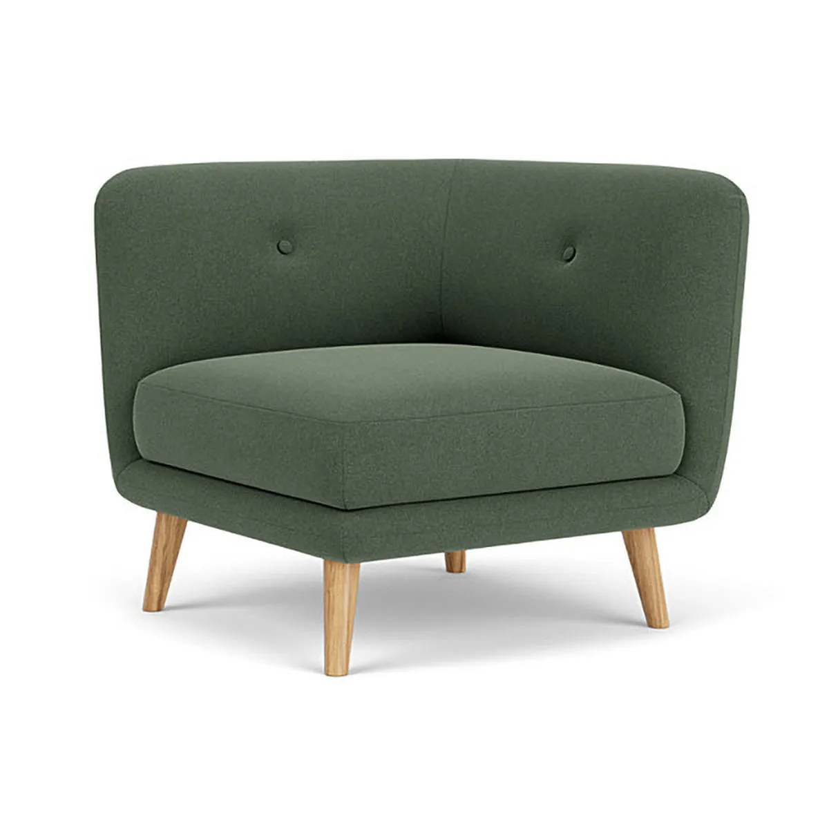 Alfred Fabric Left 1 Seater Modular Sofa