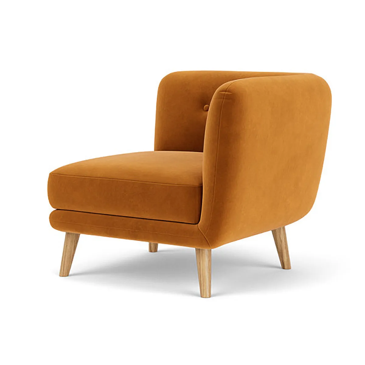 Alfred Fabric Left 1 Seater Modular Sofa
