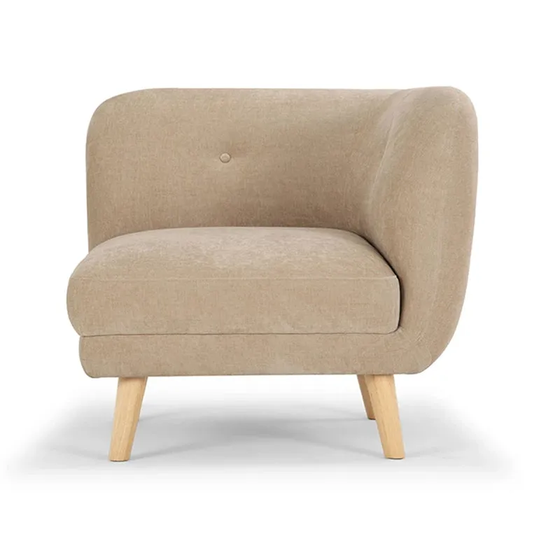 Alfred Fabric Left 1 Seater Modular Sofa