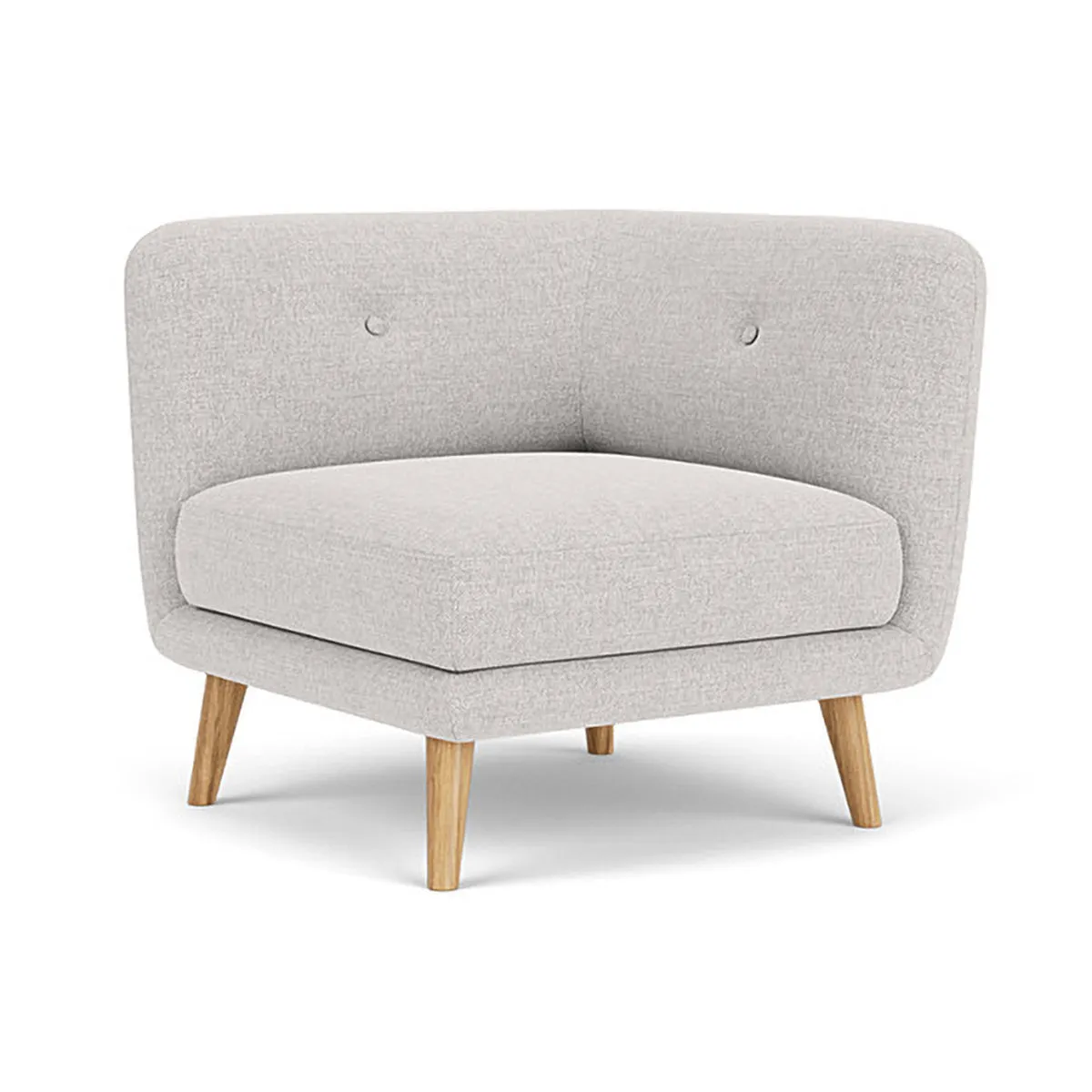 Alfred Fabric Left 1 Seater Modular Sofa