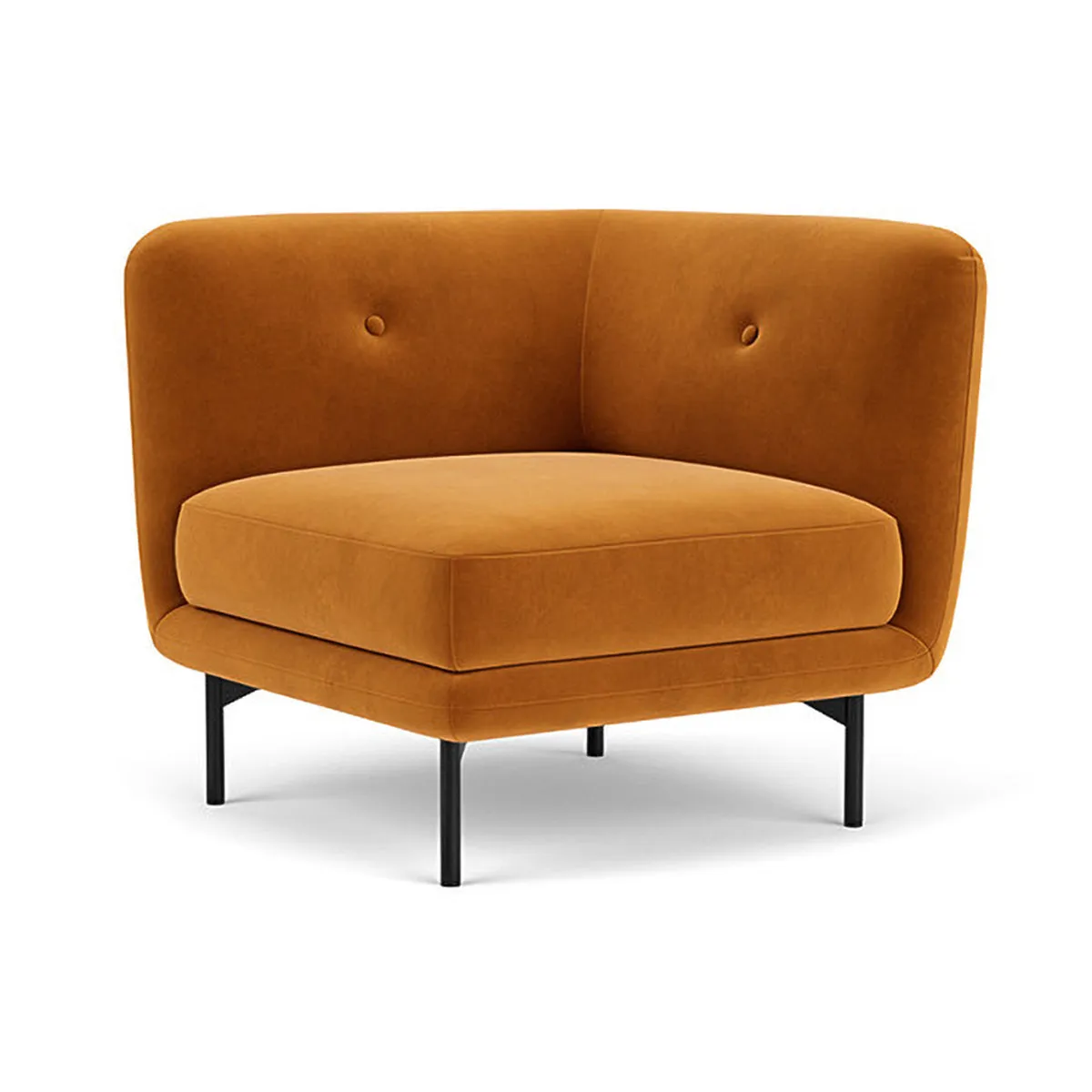 Alfred Fabric Left 1 Seater Modular Sofa