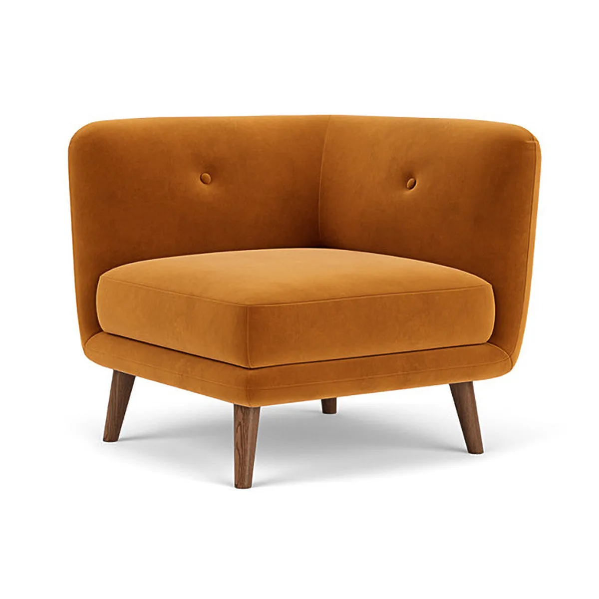 Alfred Fabric Left 1 Seater Modular Sofa