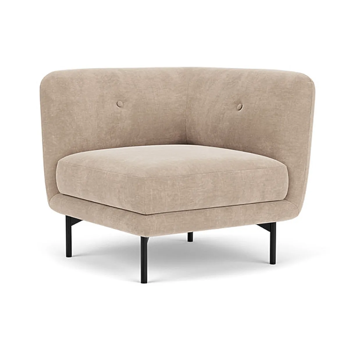 Alfred Fabric Left 1 Seater Modular Sofa