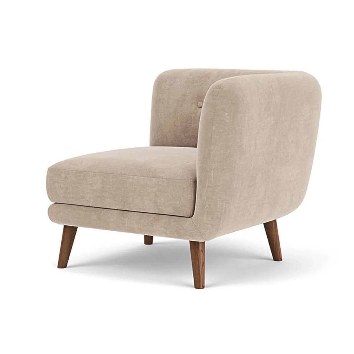 Alfred Fabric Left 1 Seater Modular Sofa