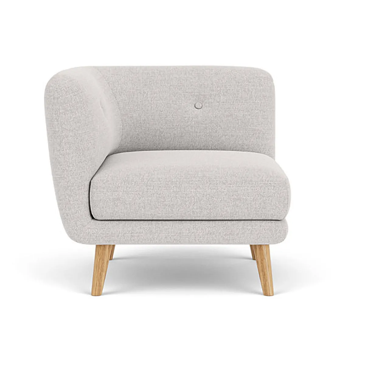 Alfred Fabric Left 1 Seater Modular Sofa