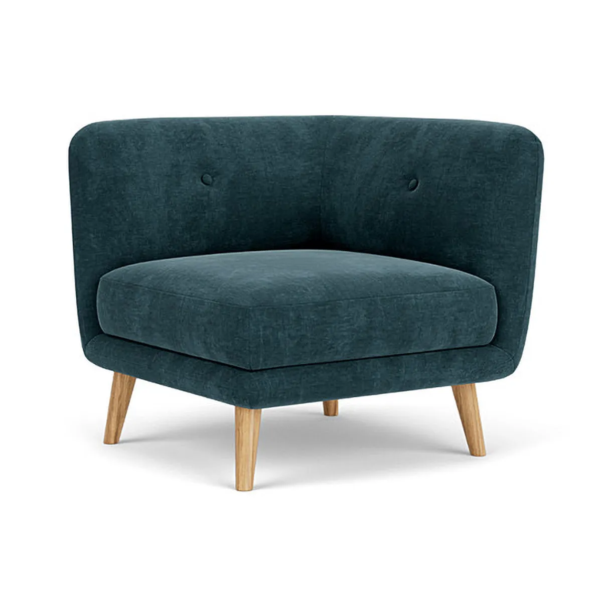 Alfred Fabric Left 1 Seater Modular Sofa