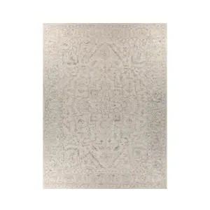 Antique White Medium Gray Rug