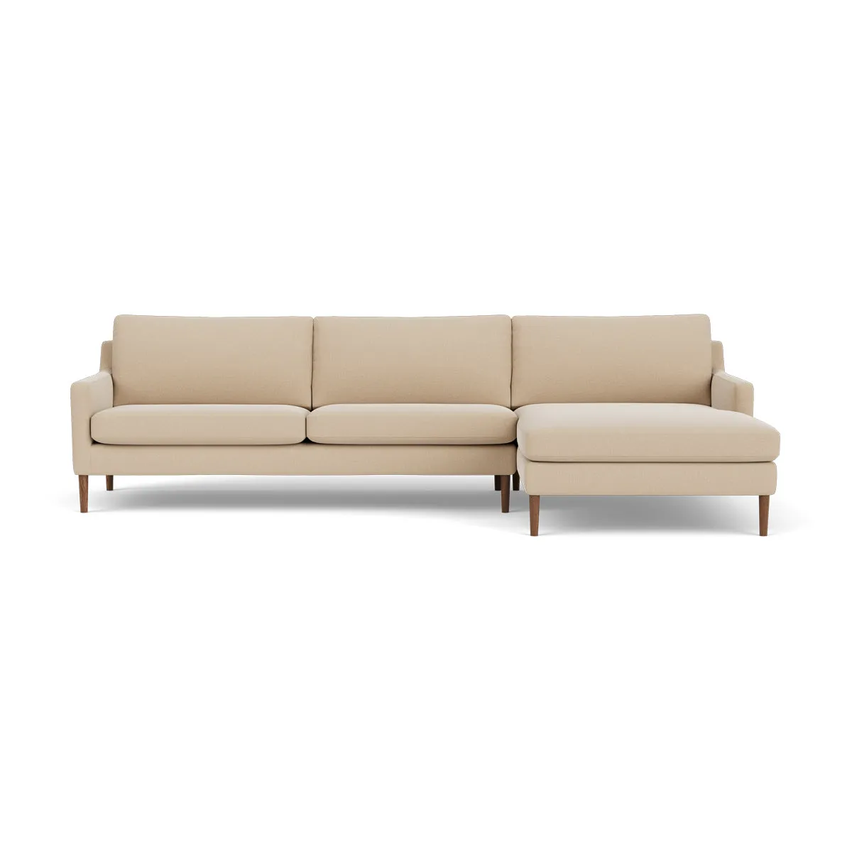 Astha Fabric Right Chaise Sofa