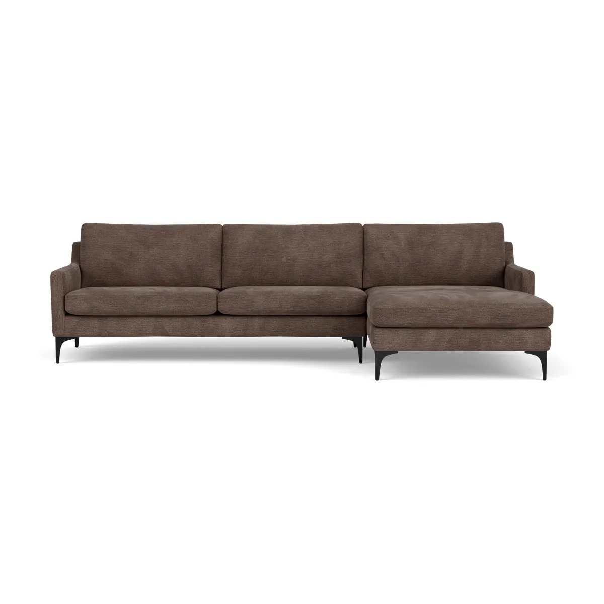Astha Fabric Right Chaise Sofa