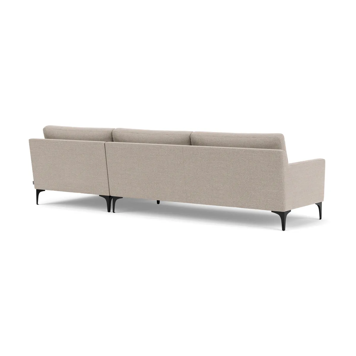Astha Fabric Right Chaise Sofa
