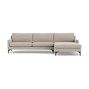 Astha Fabric Right Chaise Sofa