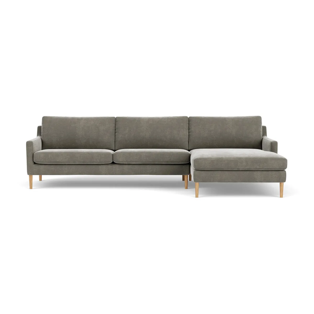 Astha Fabric Right Chaise Sofa