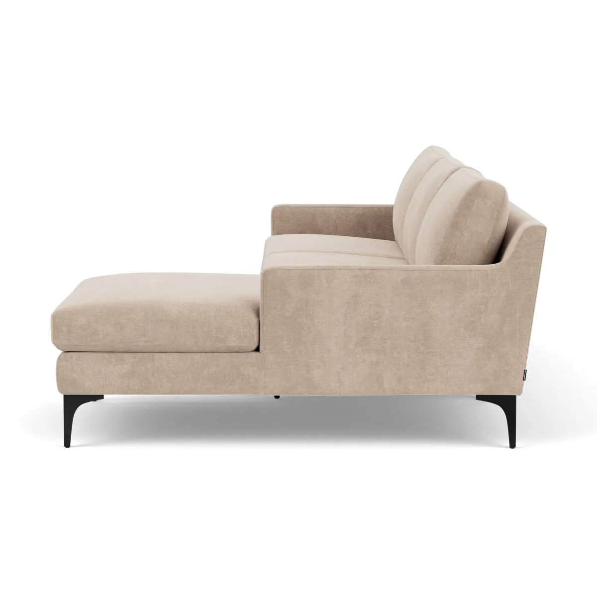 Astha Fabric Right Chaise Sofa