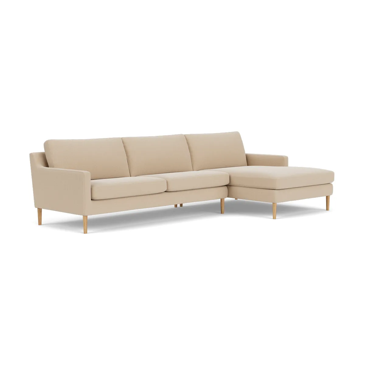 Astha Fabric Right Chaise Sofa