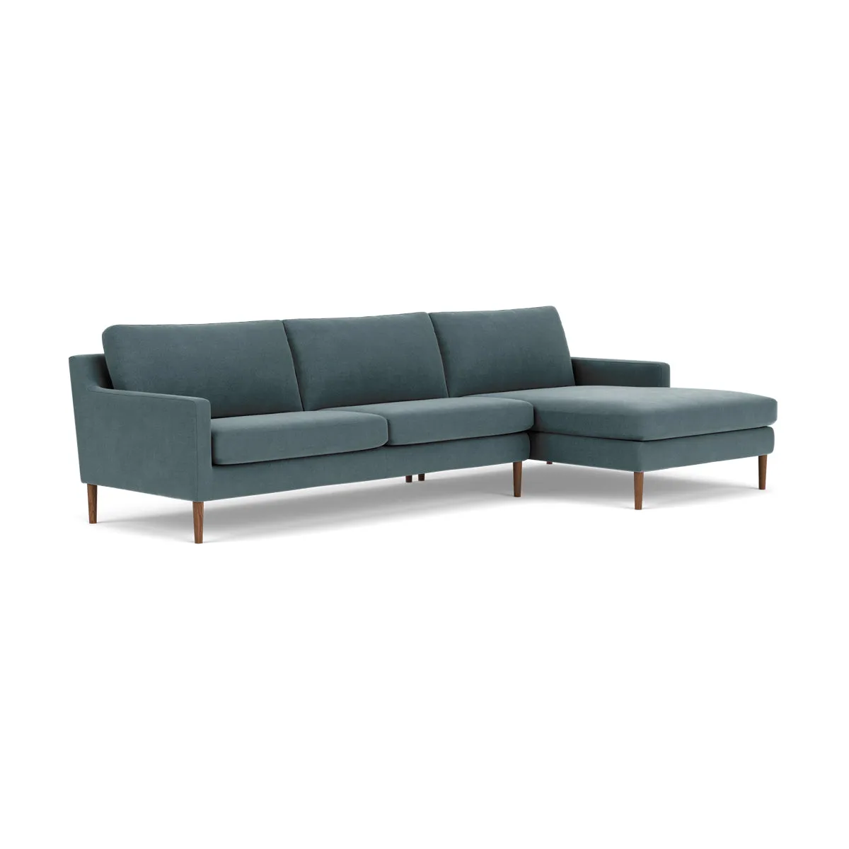 Astha Fabric Right Chaise Sofa