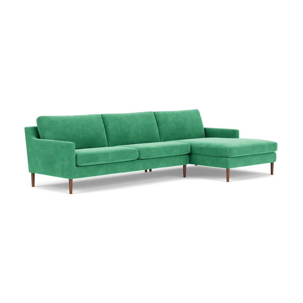 Astha Fabric Right Chaise Sofa