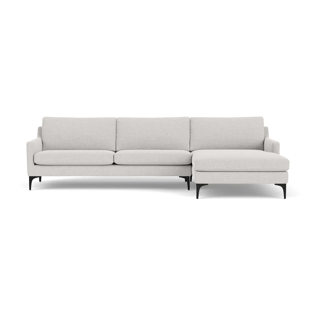 Astha Fabric Right Chaise Sofa