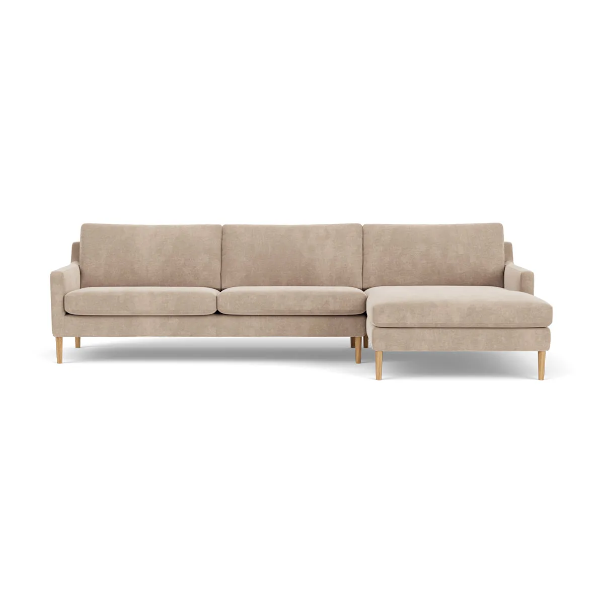 Astha Fabric Right Chaise Sofa