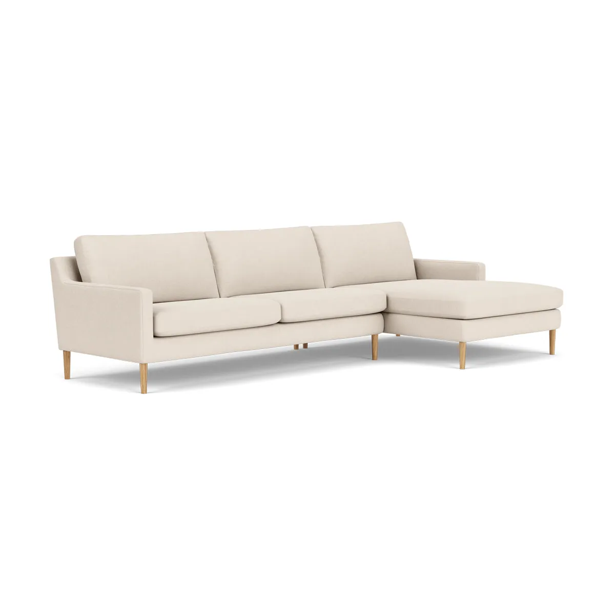 Astha Fabric Right Chaise Sofa