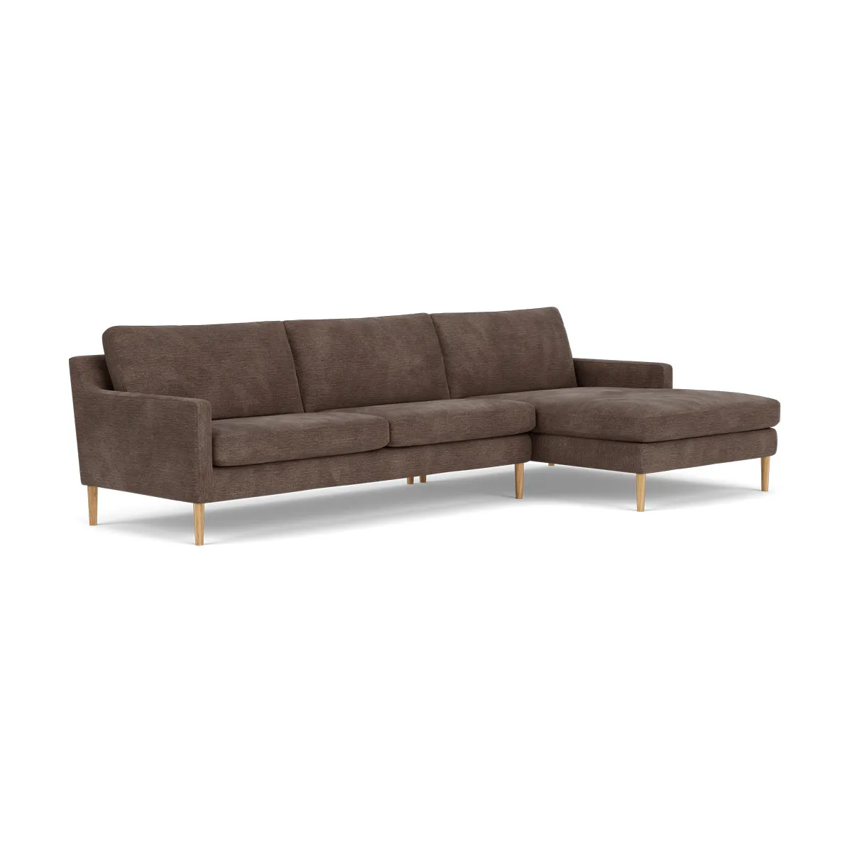 Astha Fabric Right Chaise Sofa