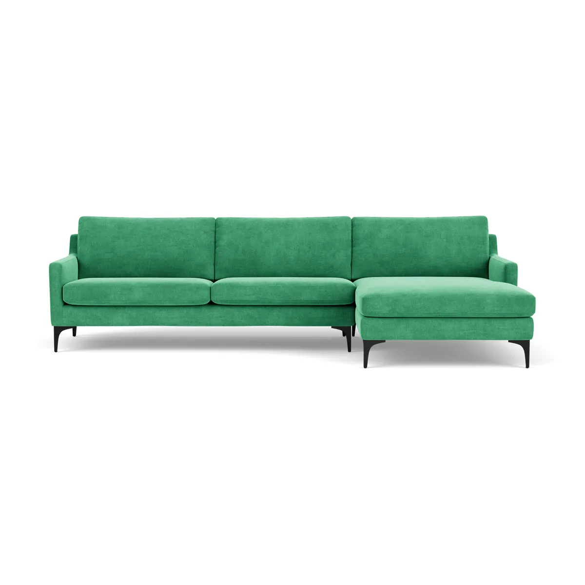 Astha Fabric Right Chaise Sofa