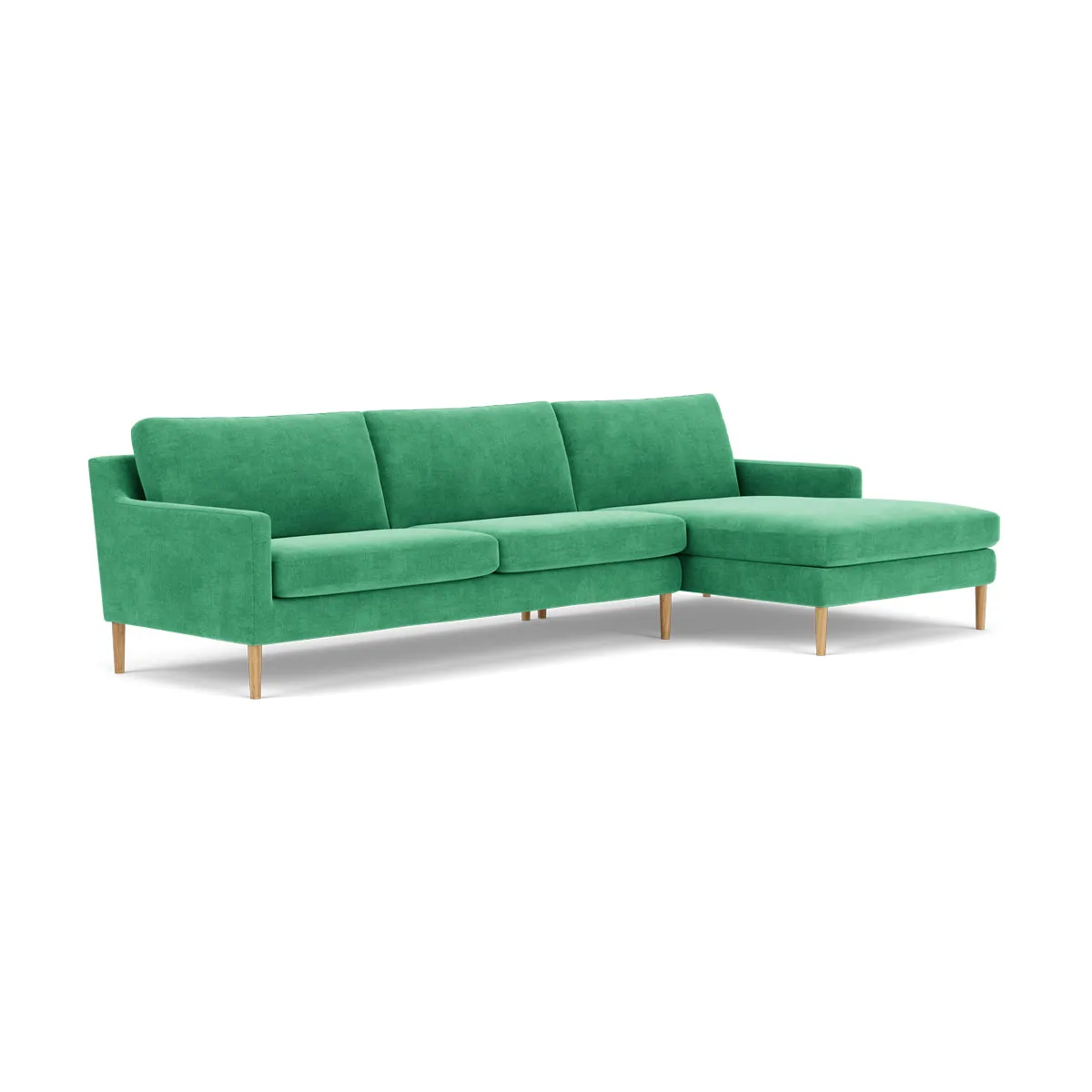 Astha Fabric Right Chaise Sofa