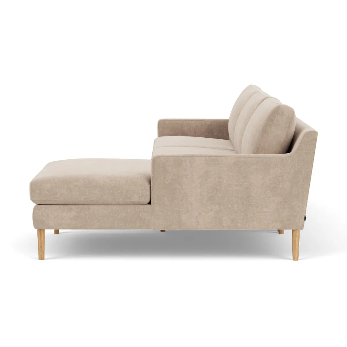 Astha Fabric Right Chaise Sofa