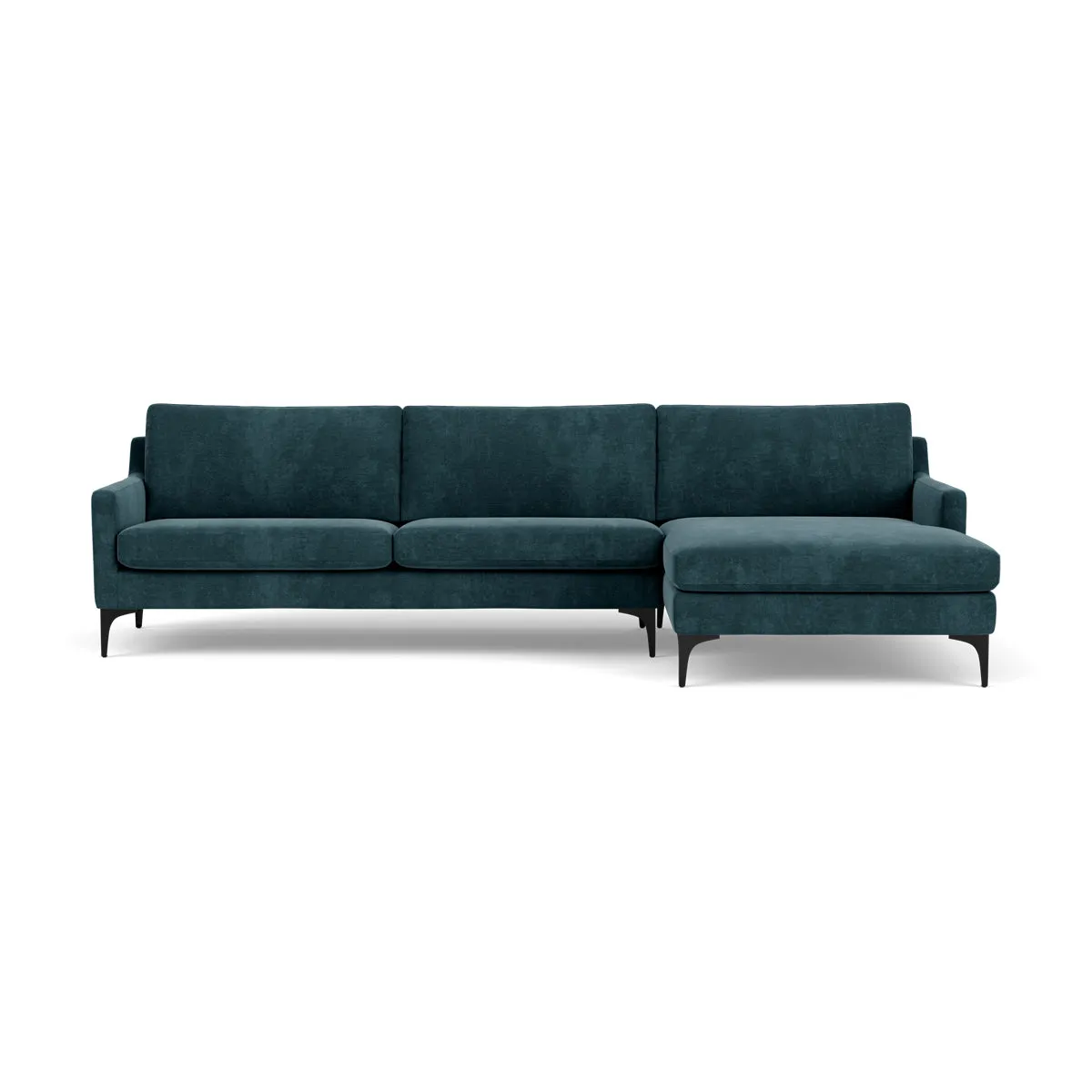 Astha Fabric Right Chaise Sofa