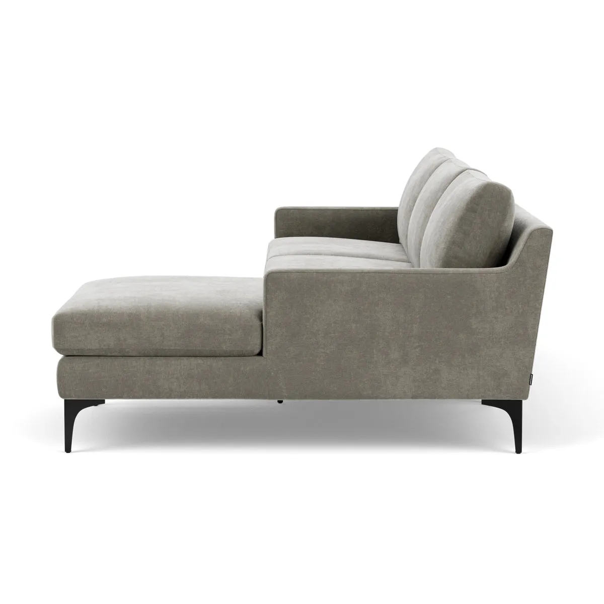Astha Fabric Right Chaise Sofa
