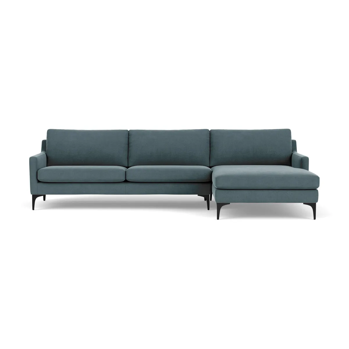 Astha Fabric Right Chaise Sofa