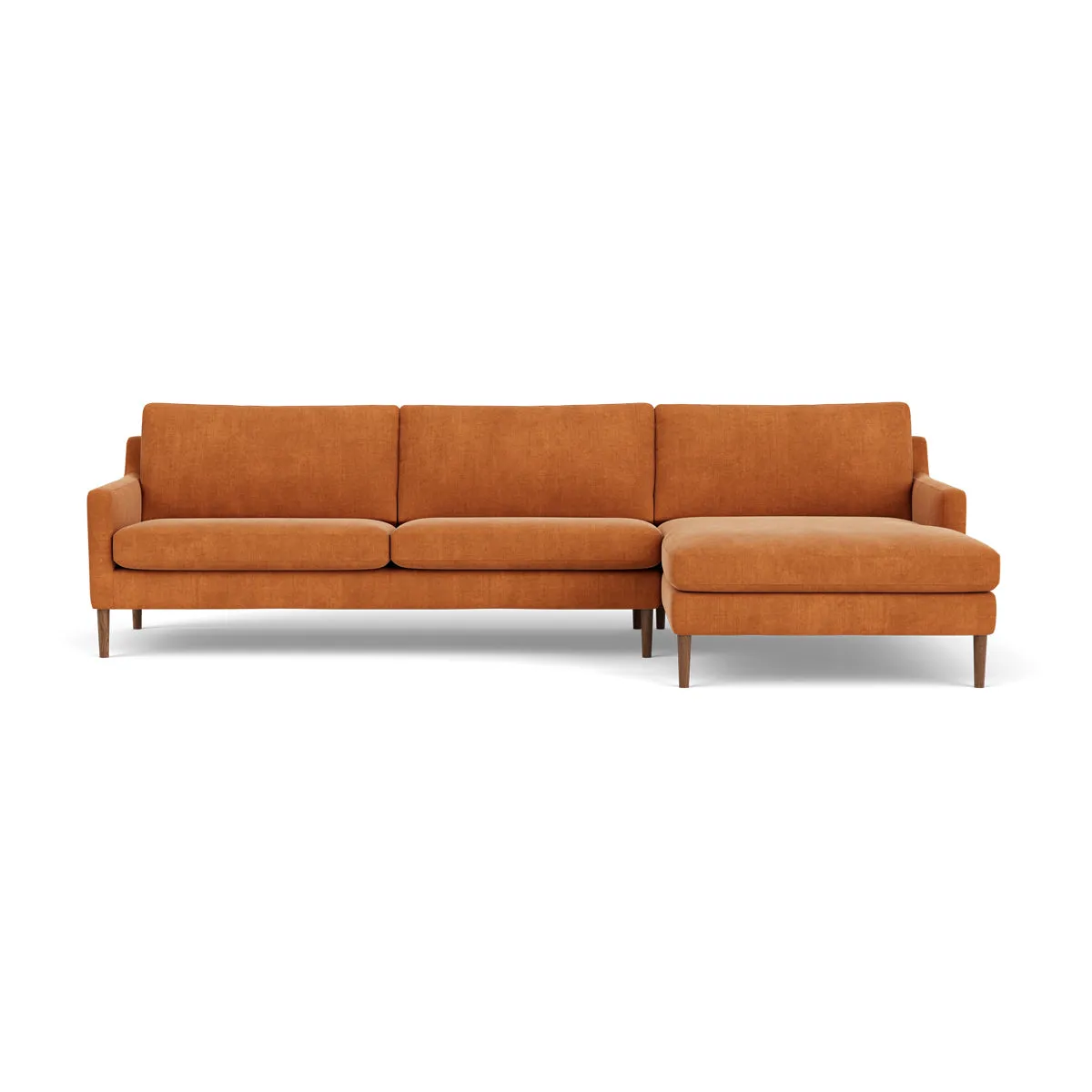 Astha Fabric Right Chaise Sofa