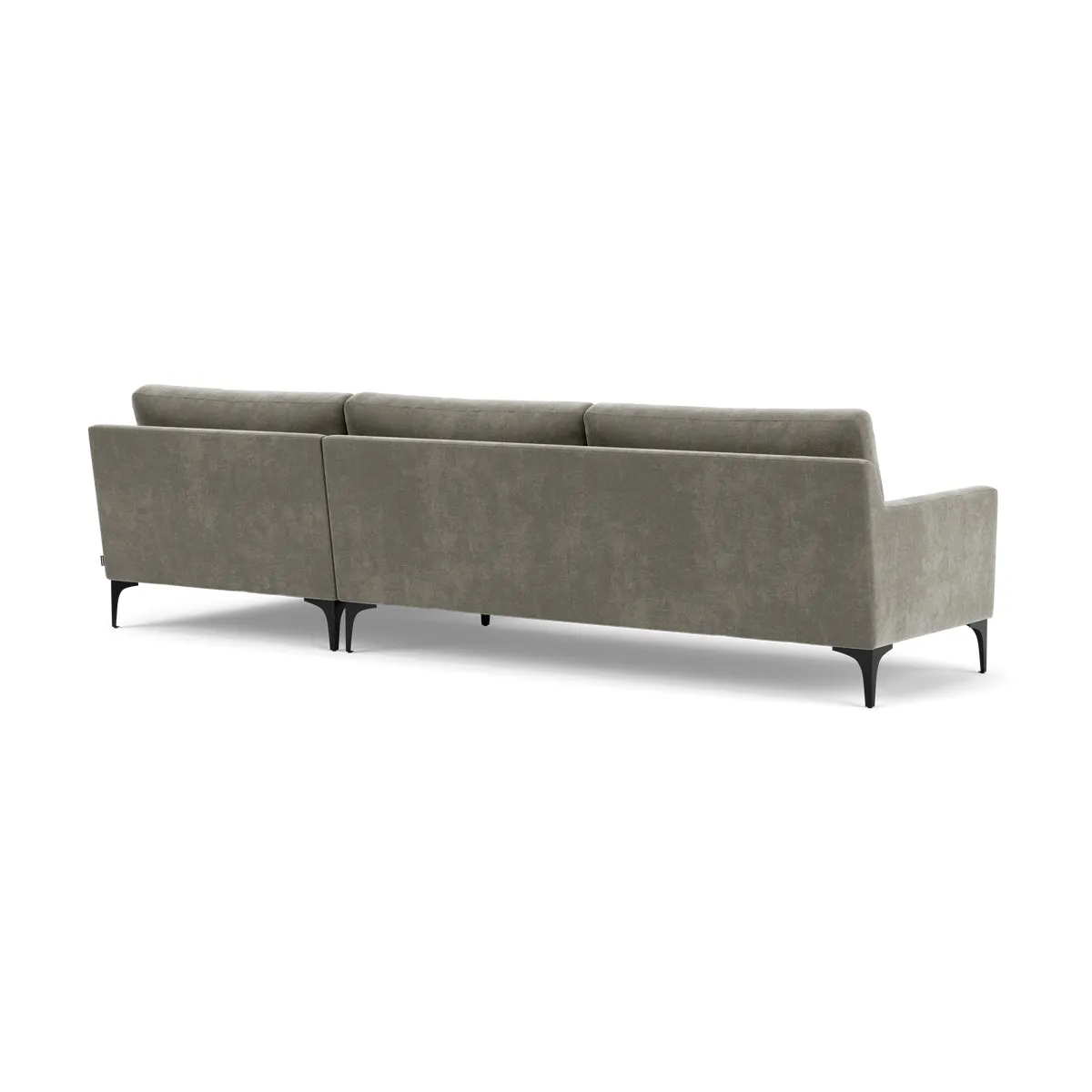 Astha Fabric Right Chaise Sofa