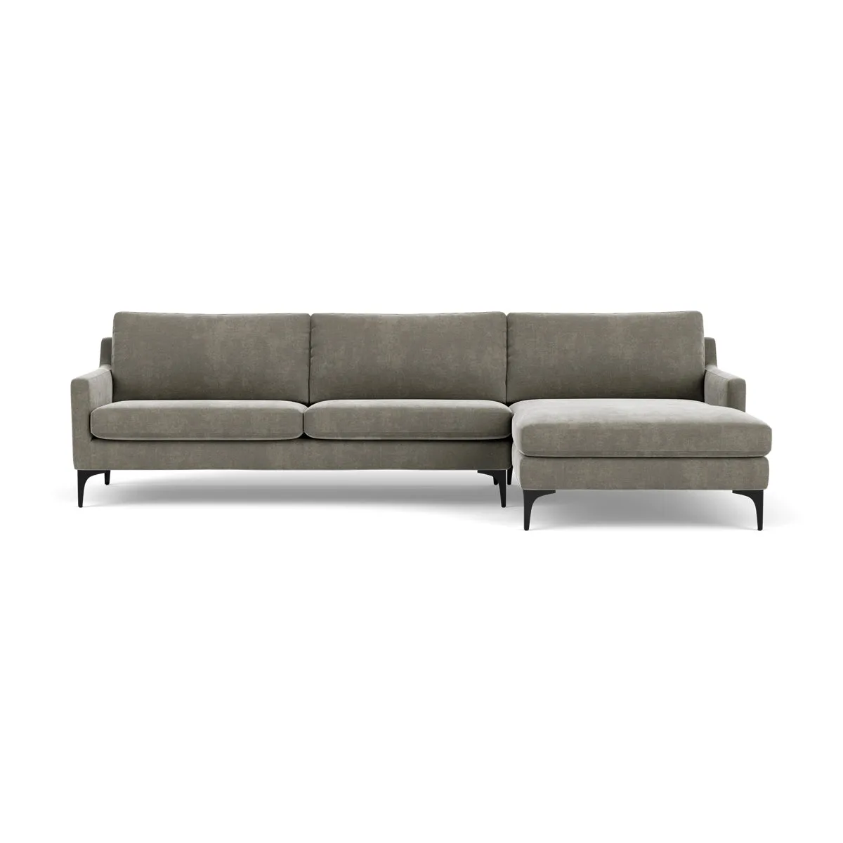 Astha Fabric Right Chaise Sofa