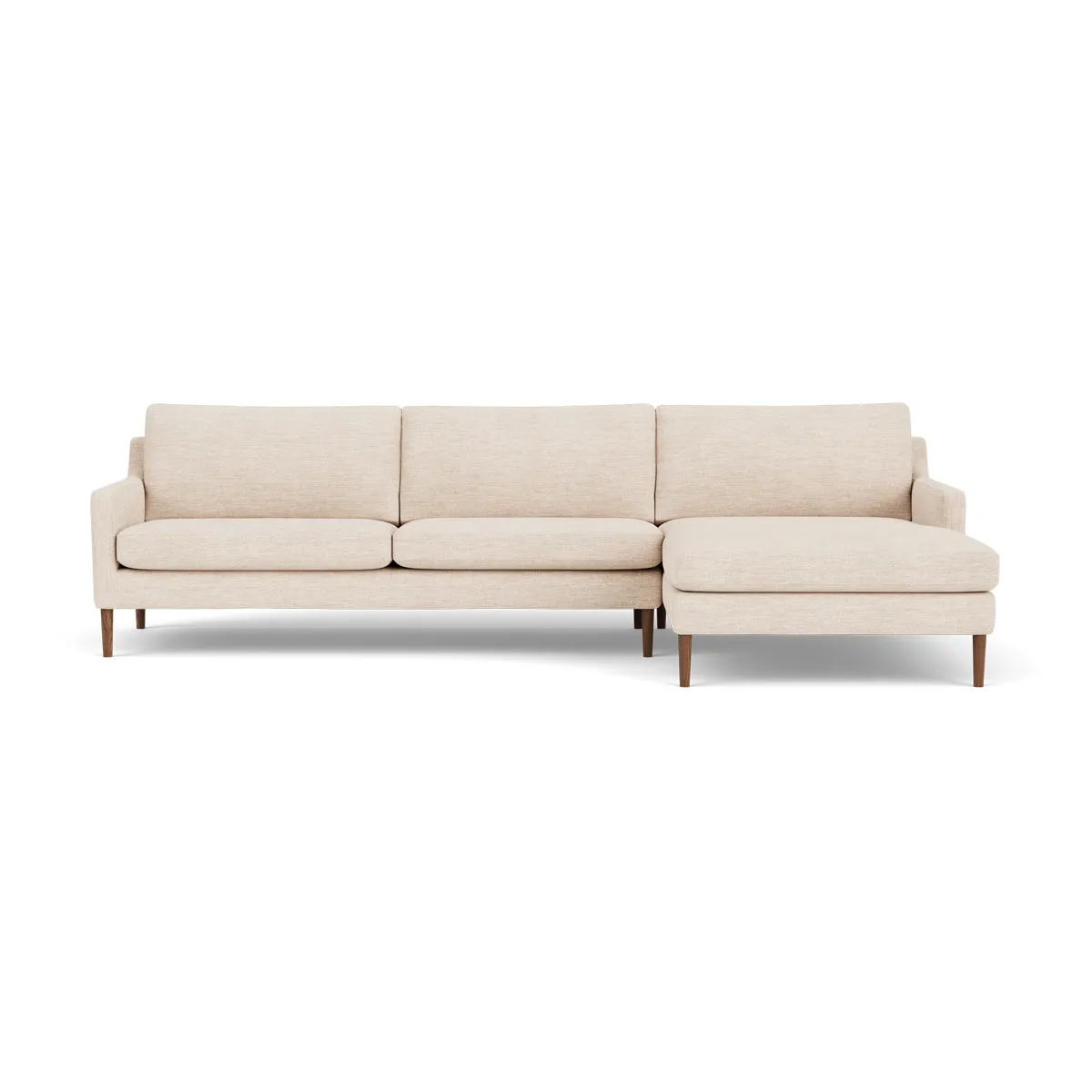 Astha Fabric Right Chaise Sofa