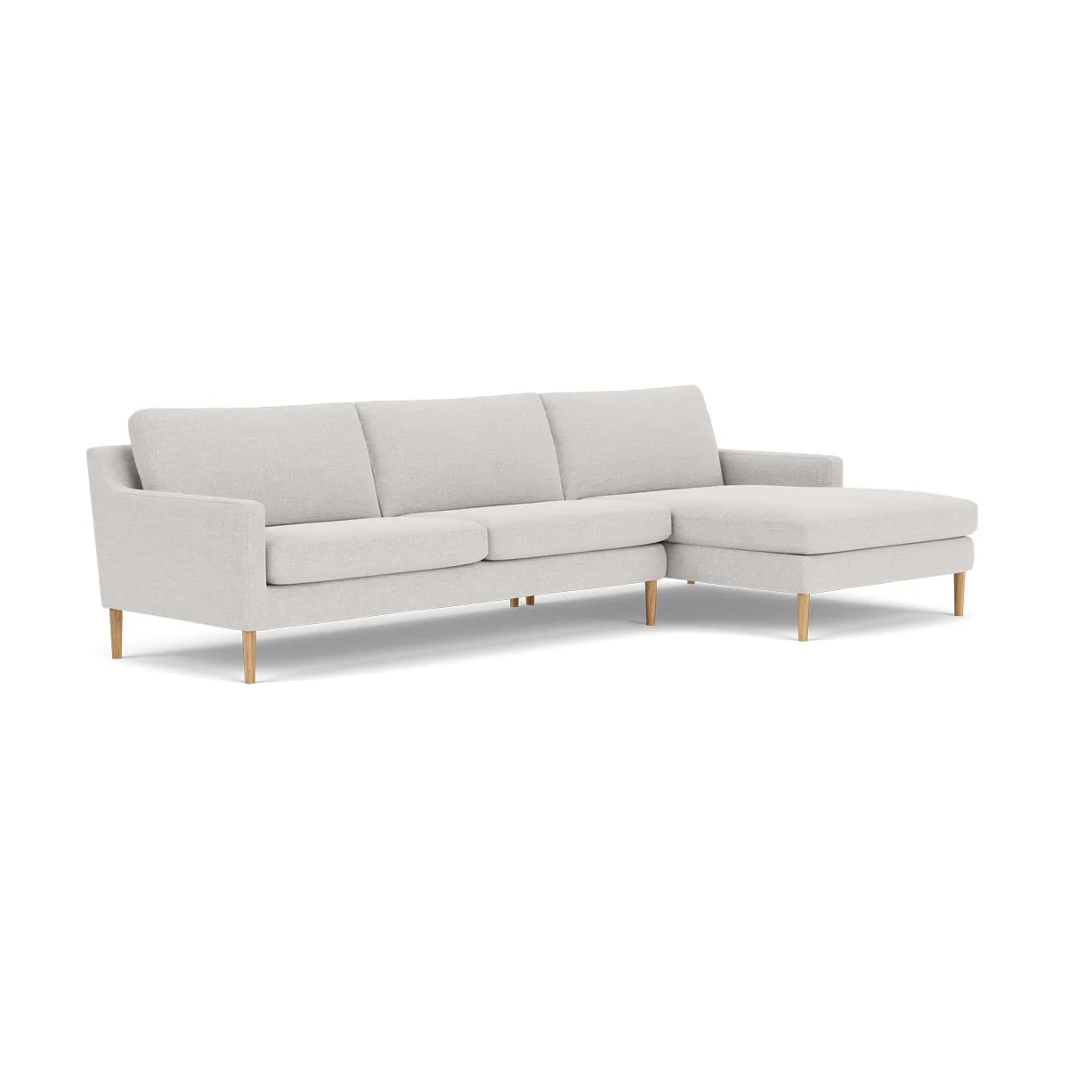 Astha Fabric Right Chaise Sofa