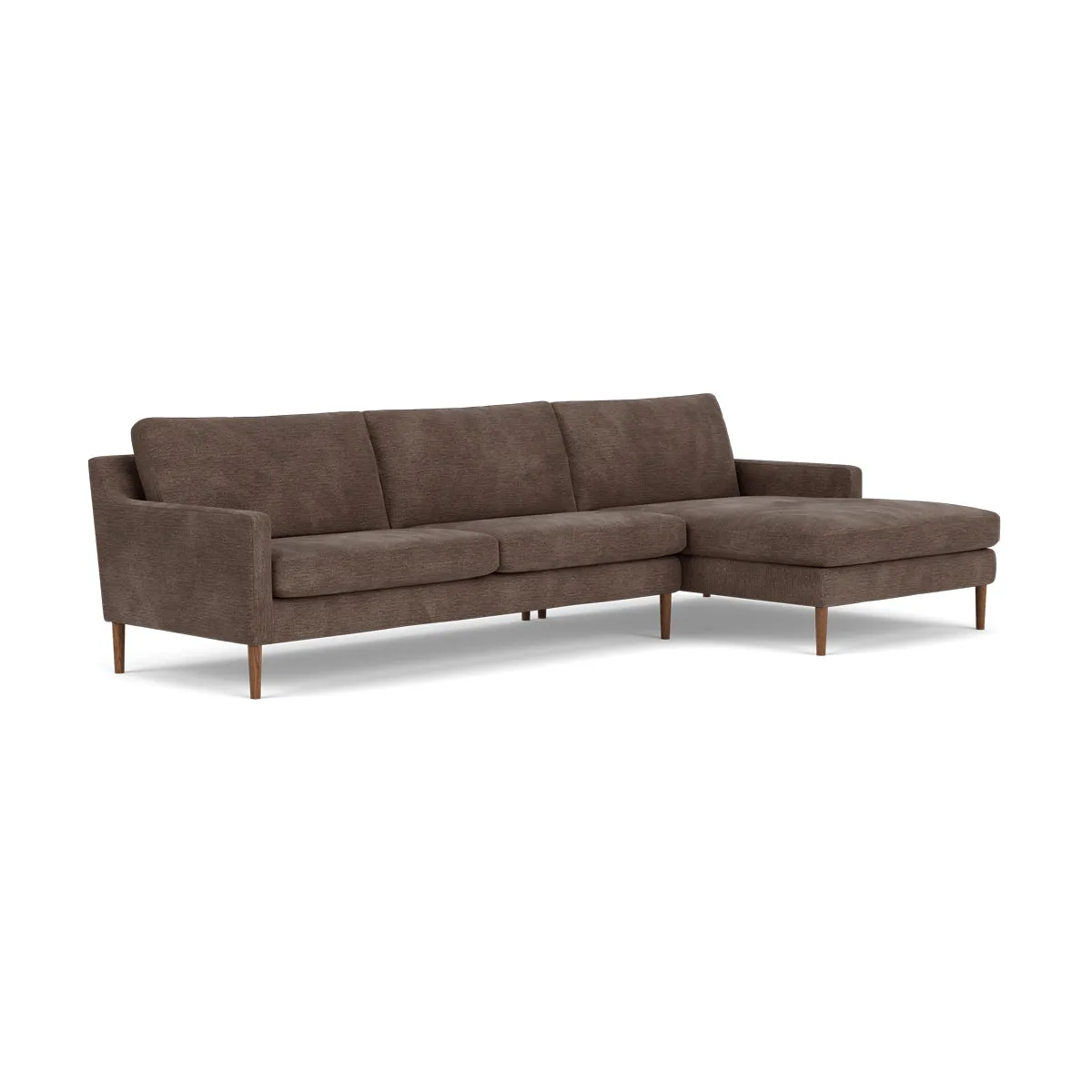Astha Fabric Right Chaise Sofa