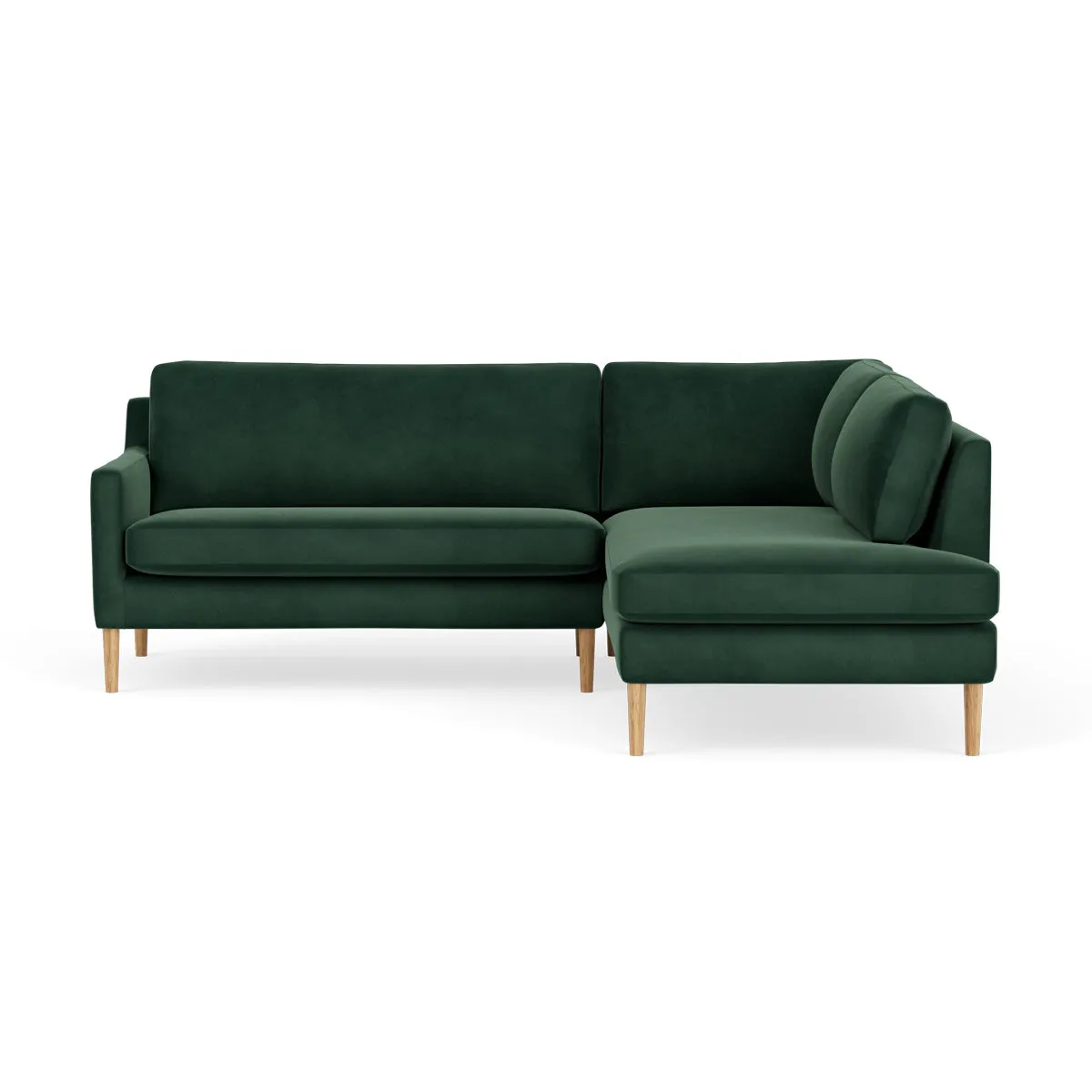 Astha Velvet Right Corner Sofa