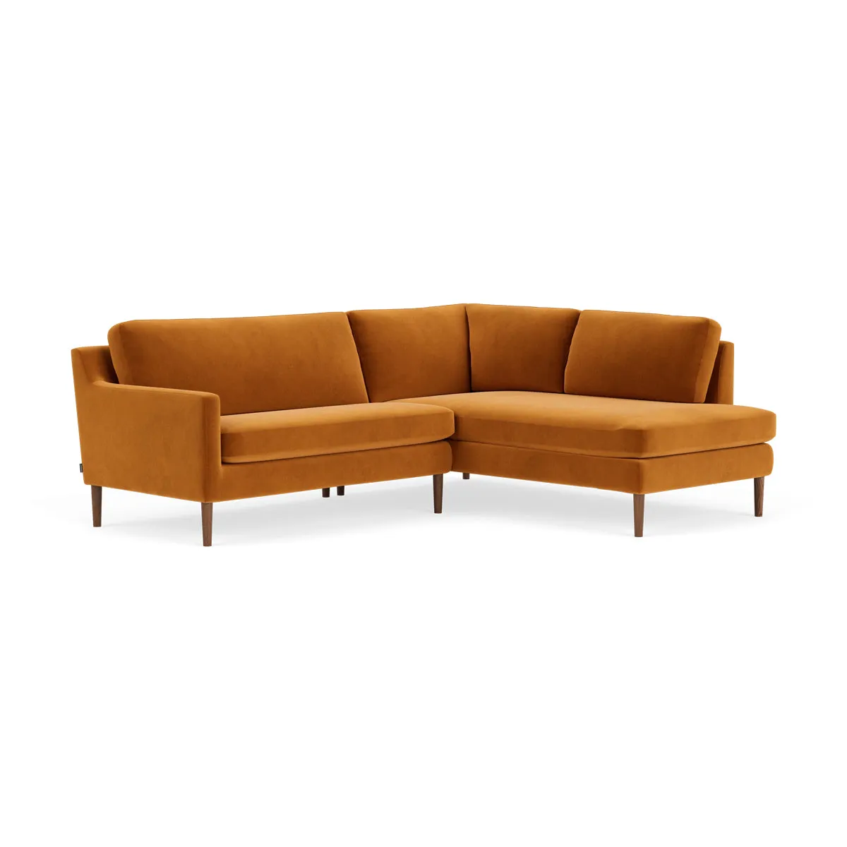 Astha Velvet Right Corner Sofa