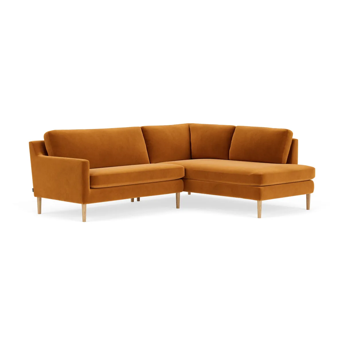 Astha Velvet Right Corner Sofa