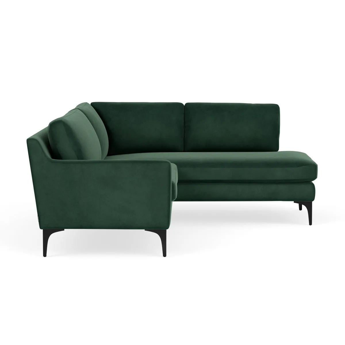 Astha Velvet Right Corner Sofa