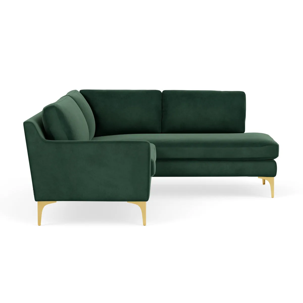 Astha Velvet Right Corner Sofa