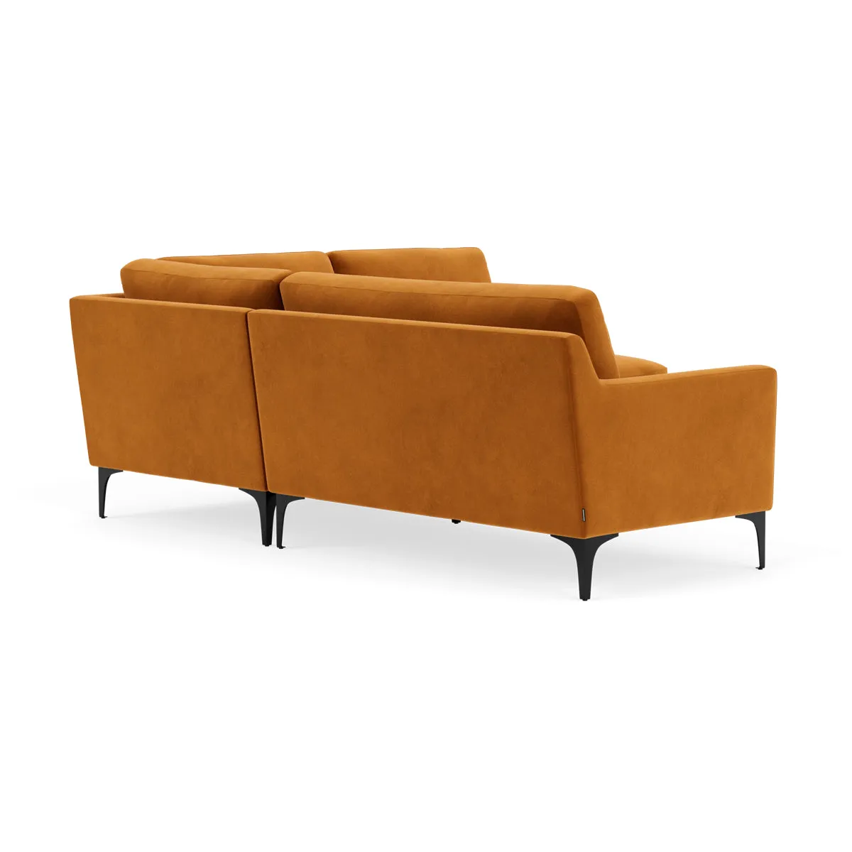 Astha Velvet Right Corner Sofa