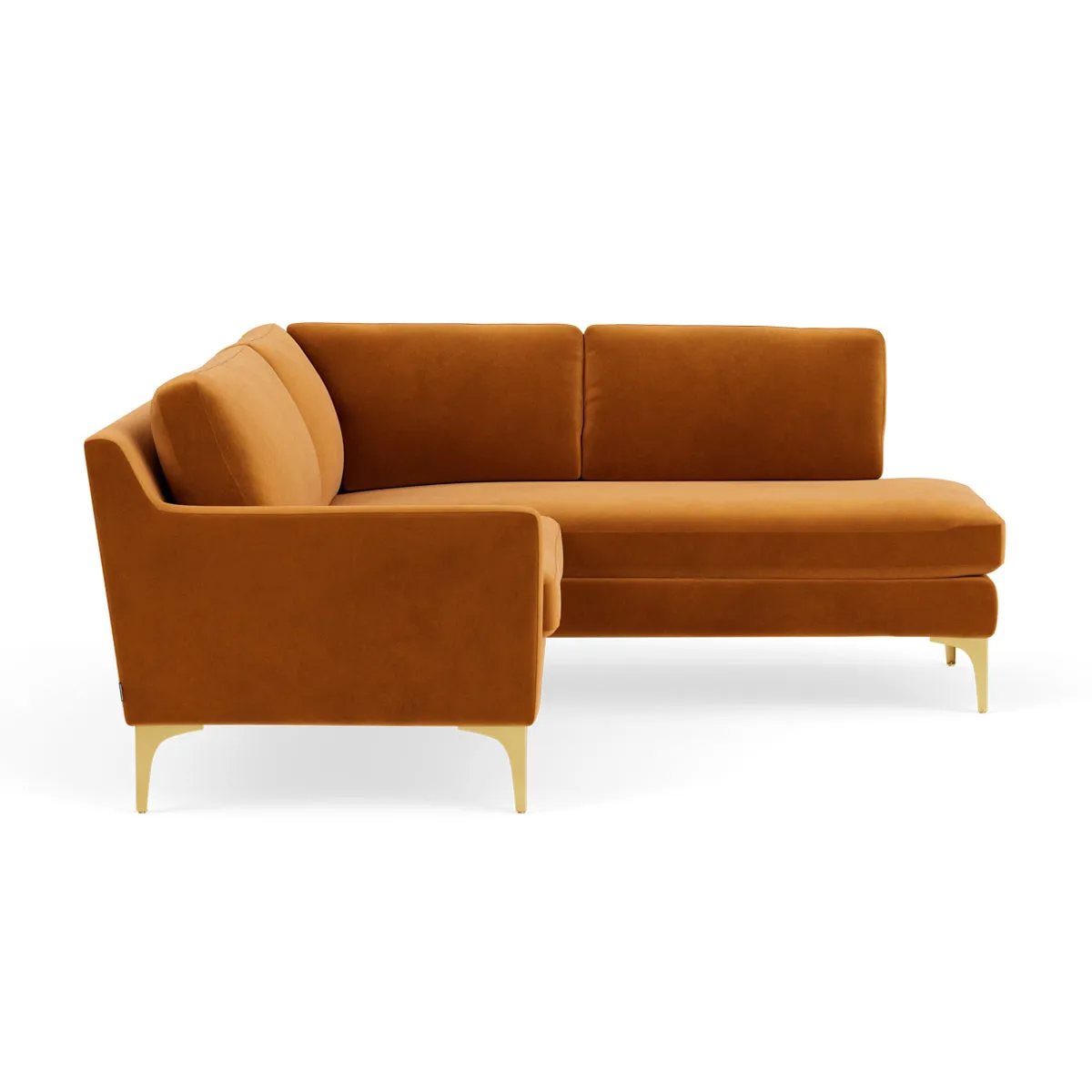 Astha Velvet Right Corner Sofa