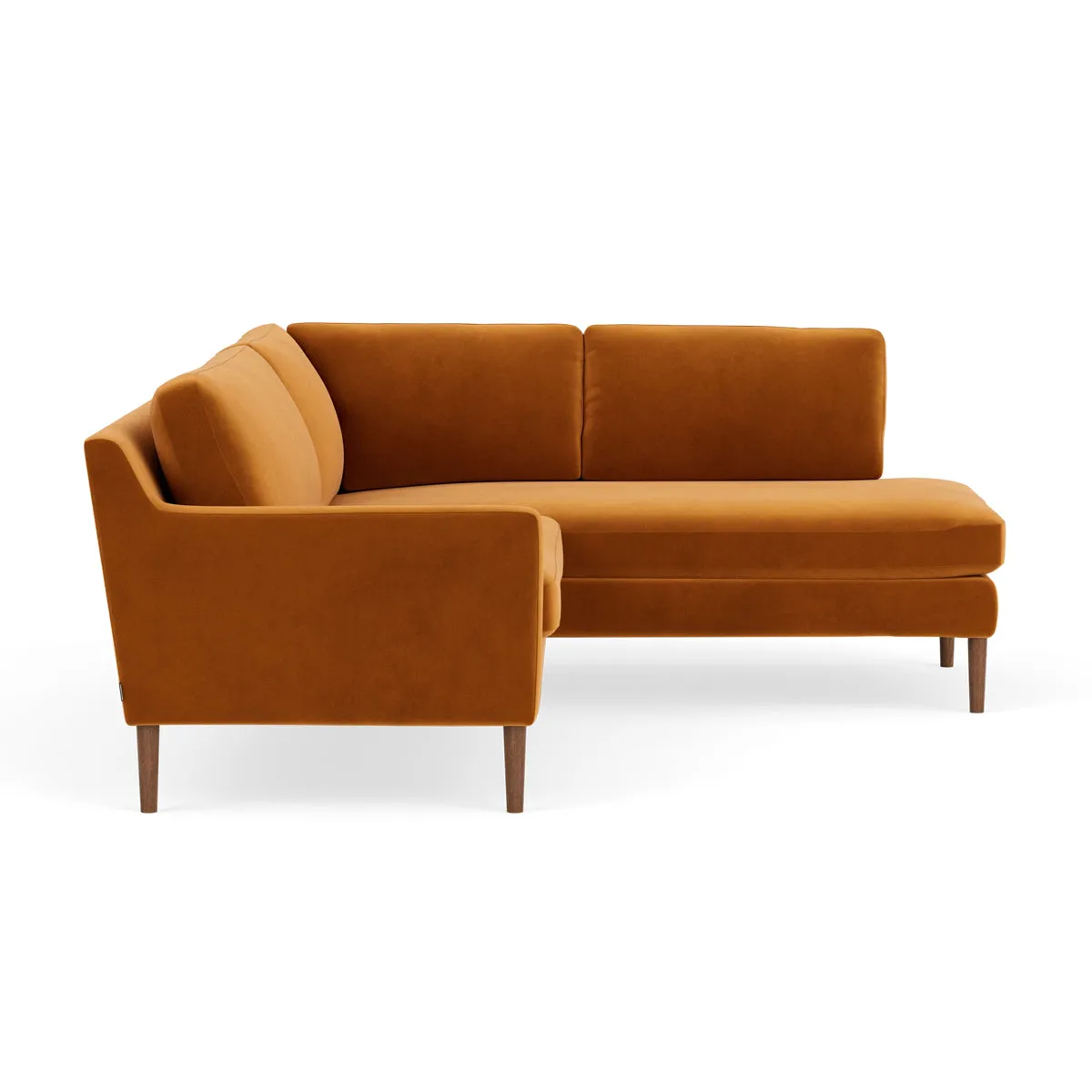 Astha Velvet Right Corner Sofa