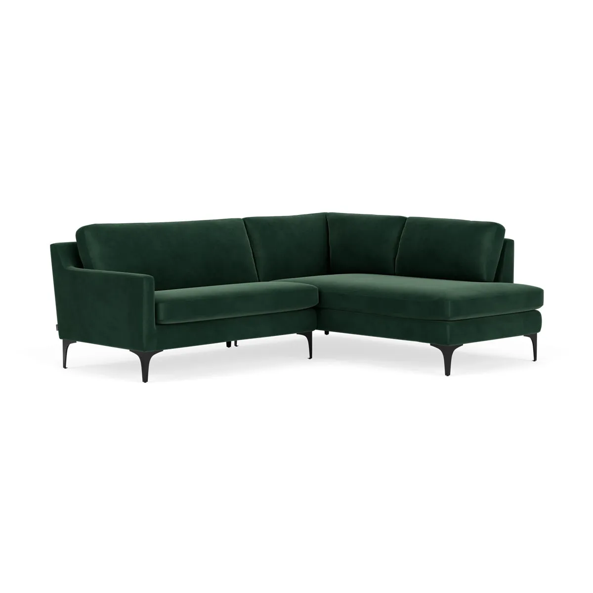 Astha Velvet Right Corner Sofa