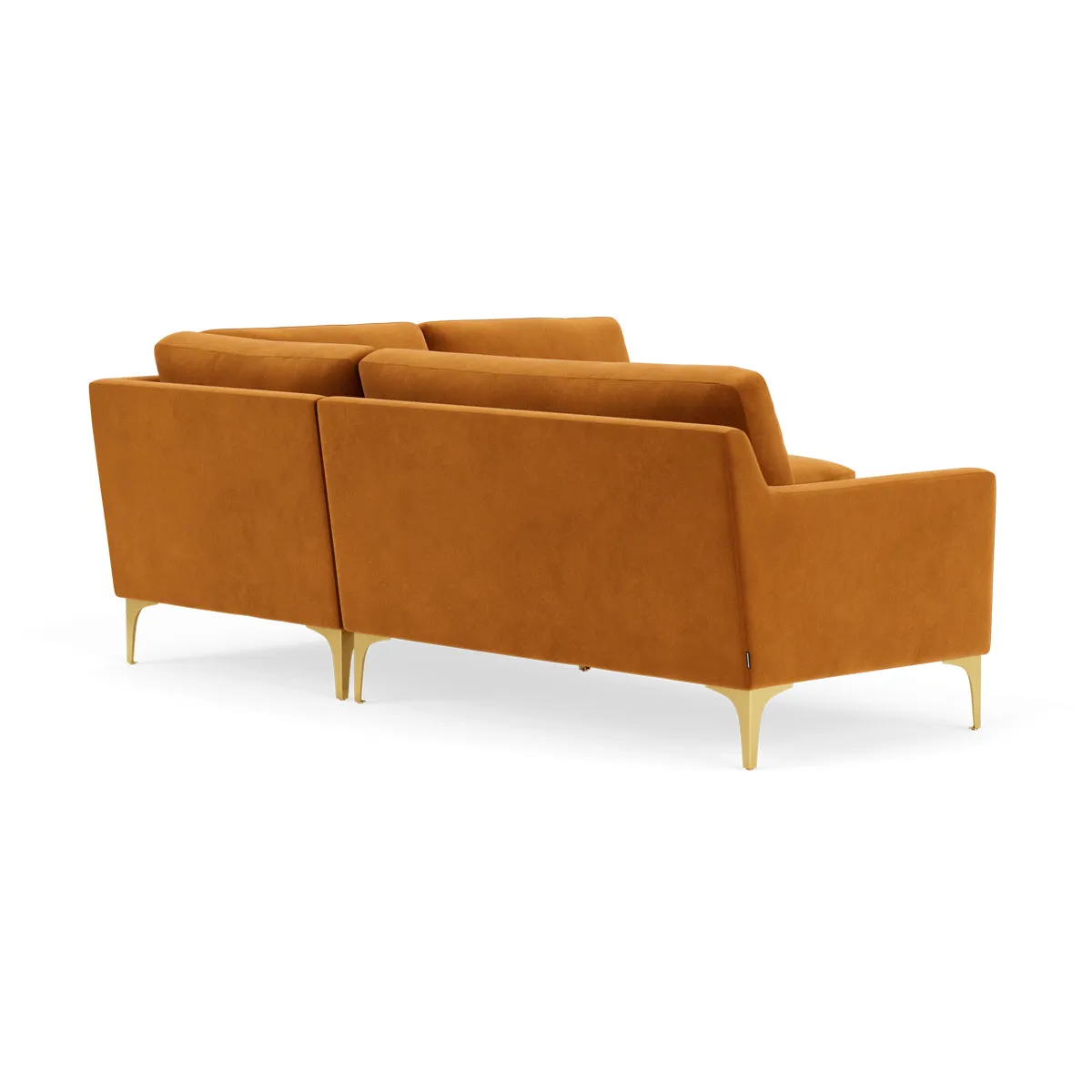 Astha Velvet Right Corner Sofa